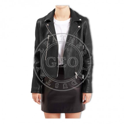 Women Motorcycle Fashion Leather Jackets